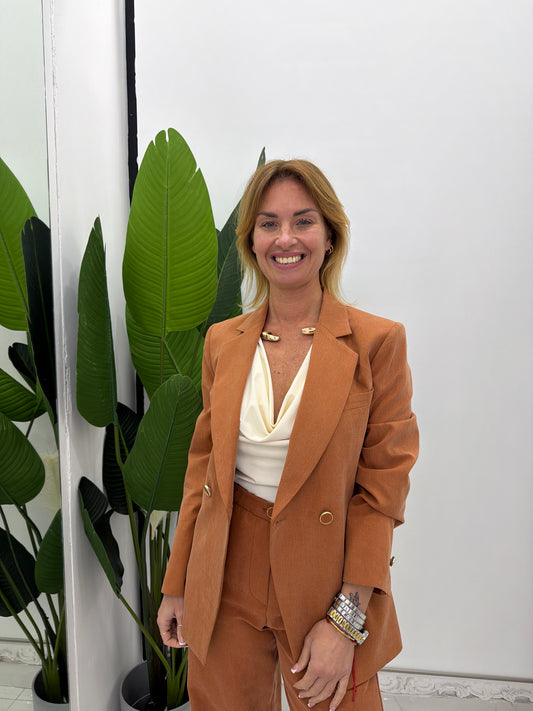 Blazer doppiopetto regular-fit con revers classici