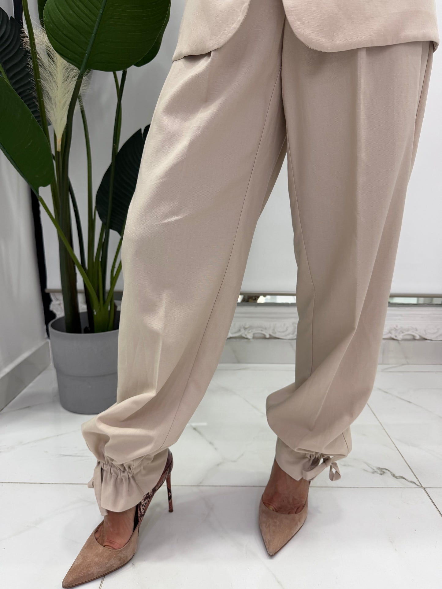 Tailleur Gilet Lino
