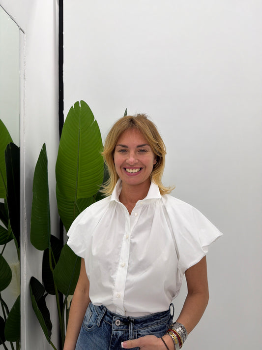 Camicia Manica Arricciata