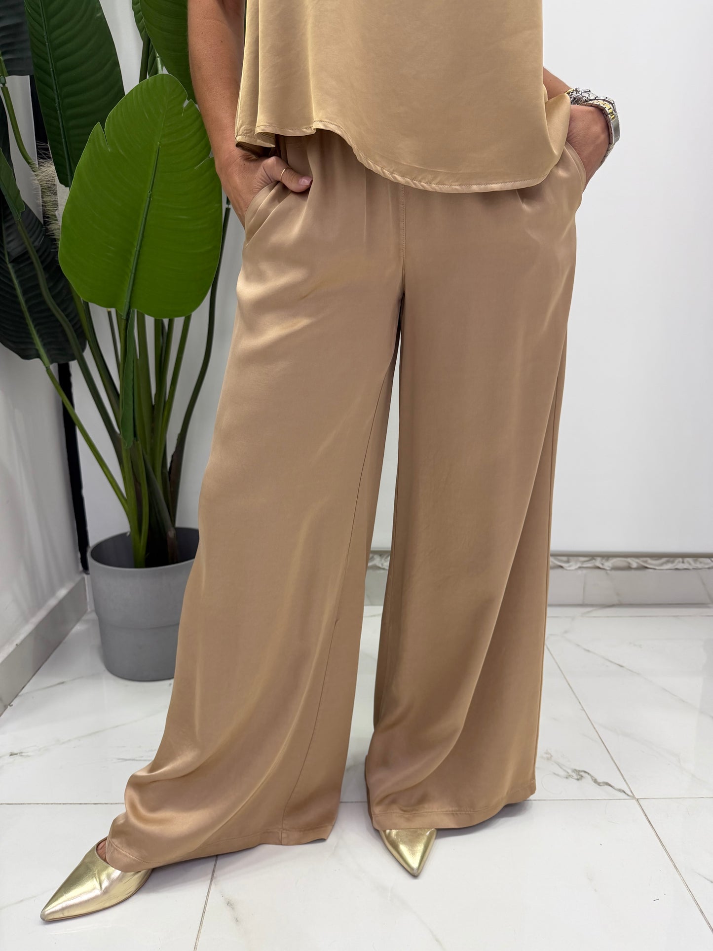 Pant Palazzo Raso