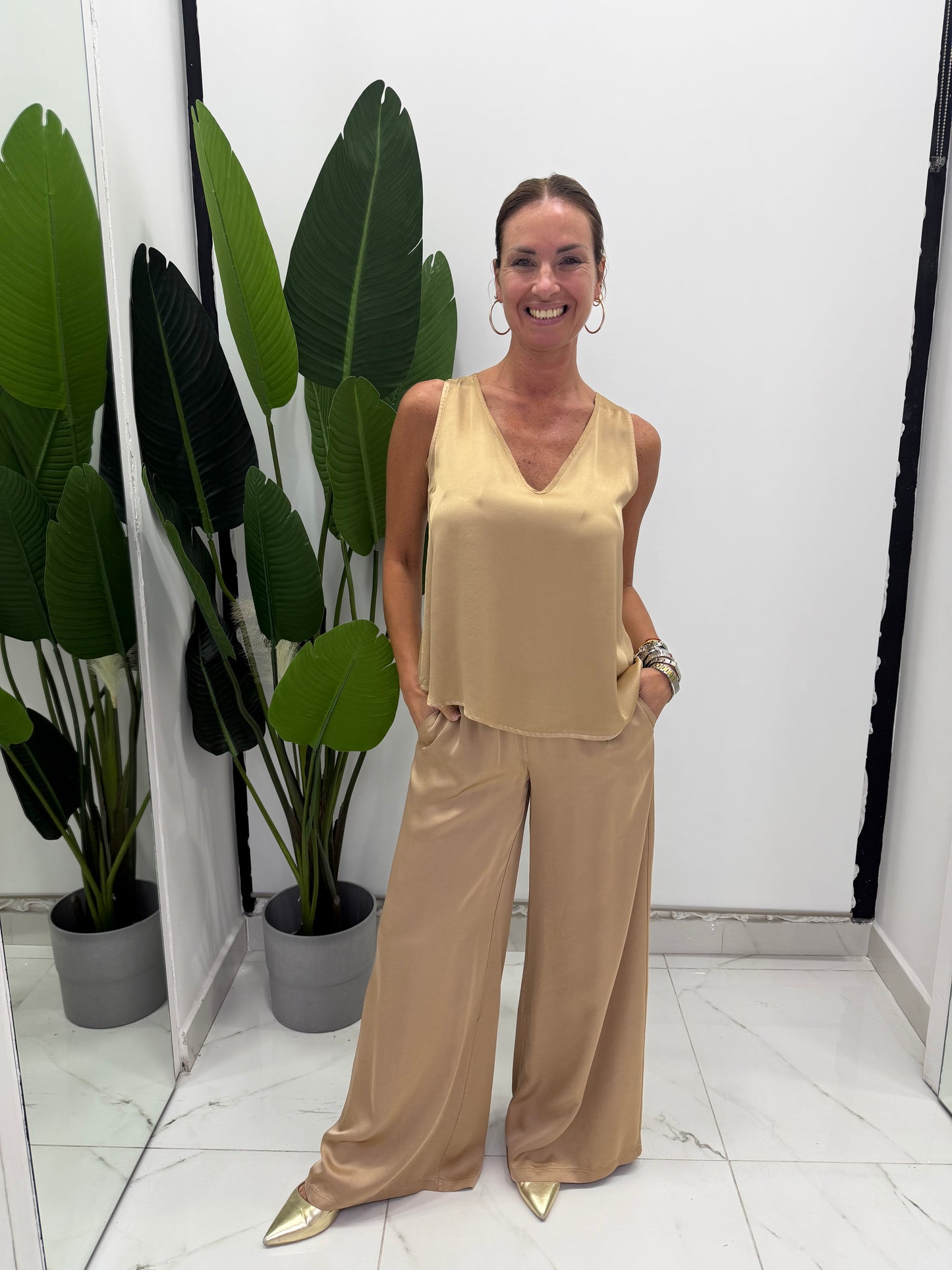 Pant Palazzo Raso