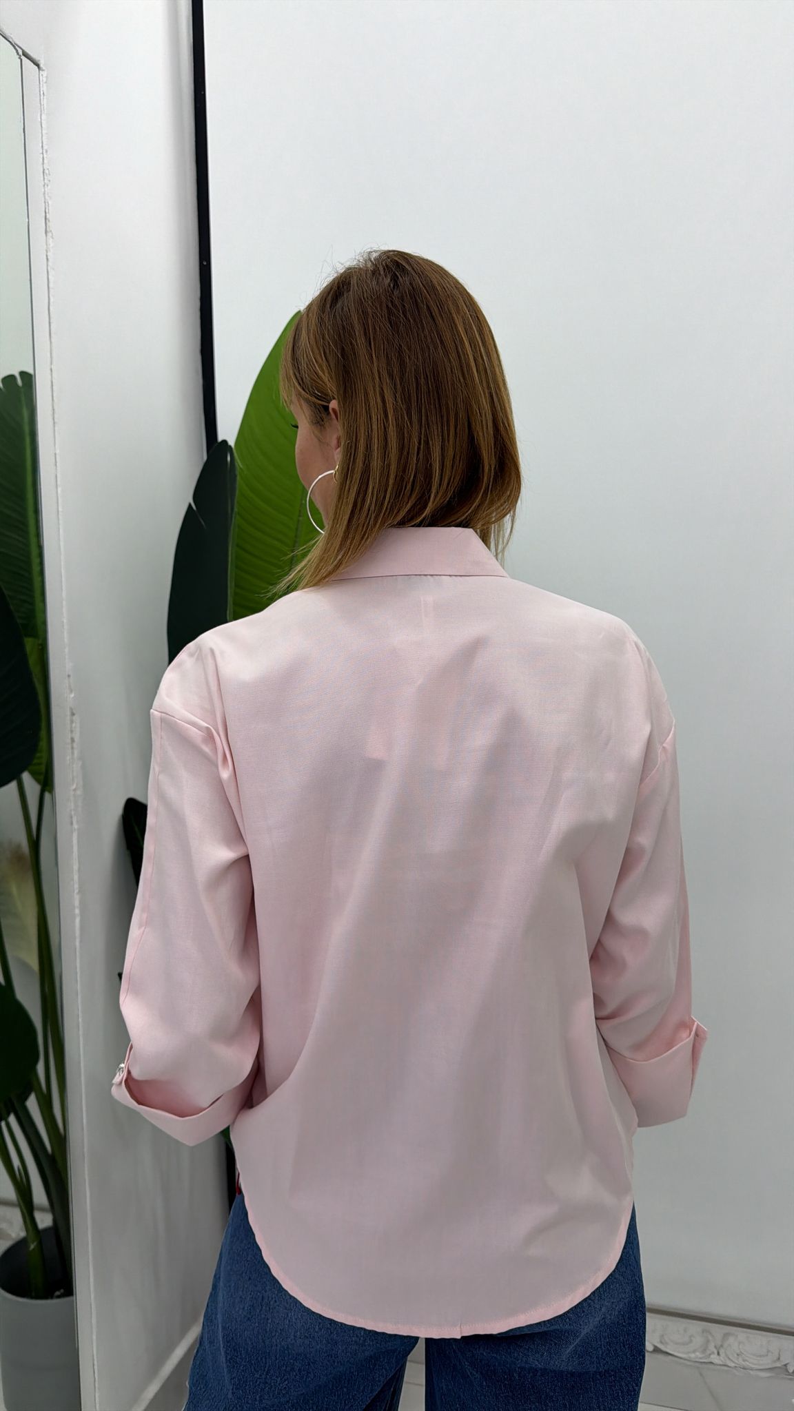 Camicia Manica Strass