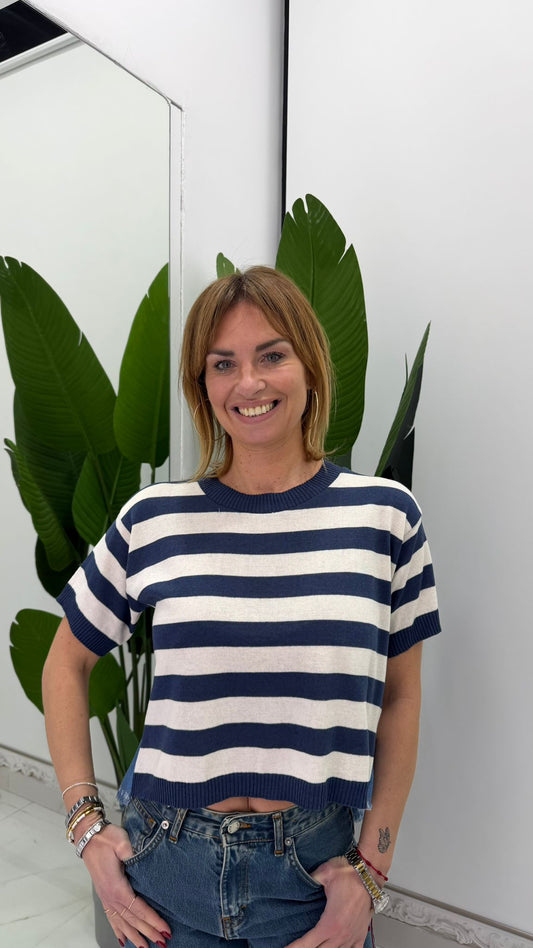 Maglia Righe con Jeans