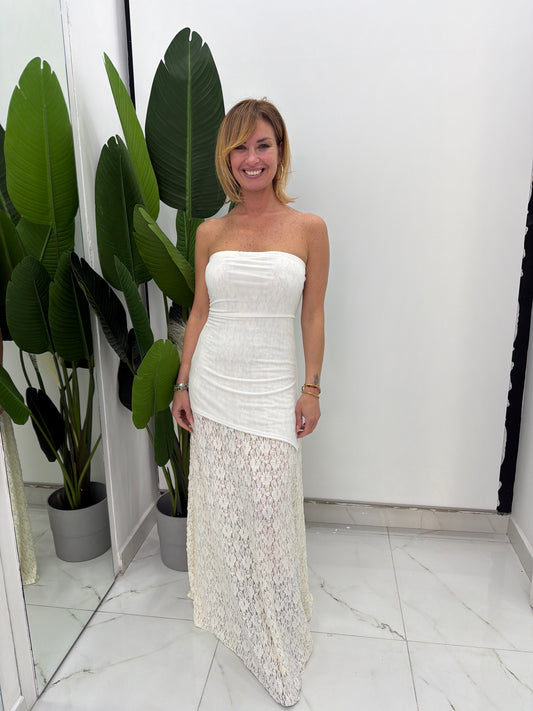 Abito Fascia Pizzo