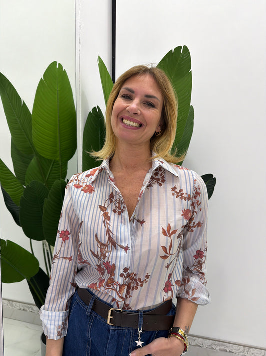 Camicia Righe Fantasia