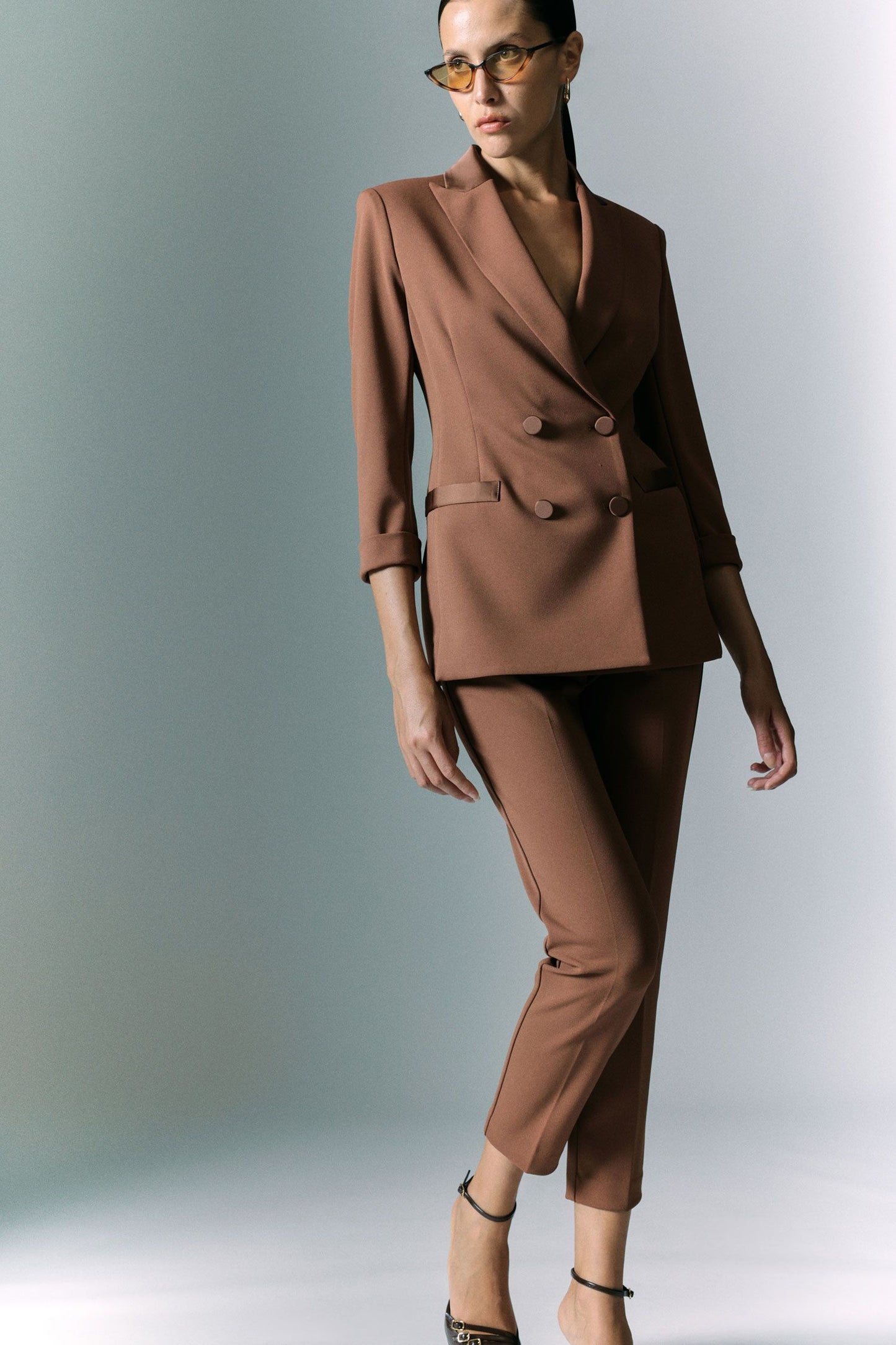 Pantaloni sartoriali a sigaretta