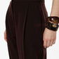 Pantaloni cropped a vita alta