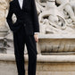 Pantaloni sartoriali con tasche laterali e fondo regolabile