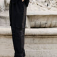 Pantaloni sartoriali con tasche laterali e fondo regolabile
