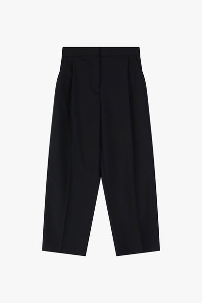 Pantaloni cropped a vita alta