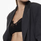Top spalline sottili con bordo in pizzo decorativo