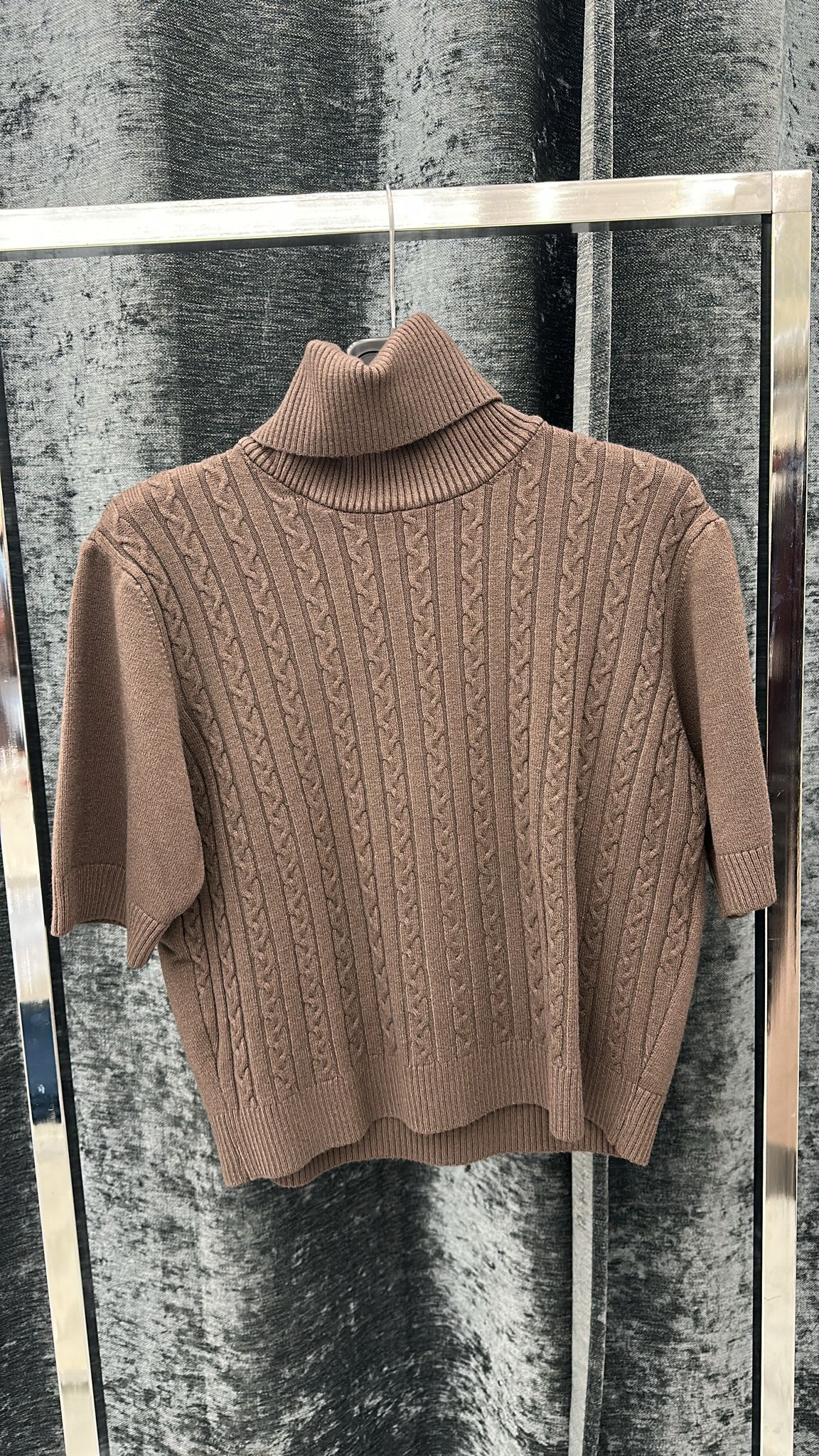 Maglia Treccie Collo
