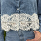 Camicia Jeans Pizzo