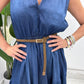 Abito Corto Chambray