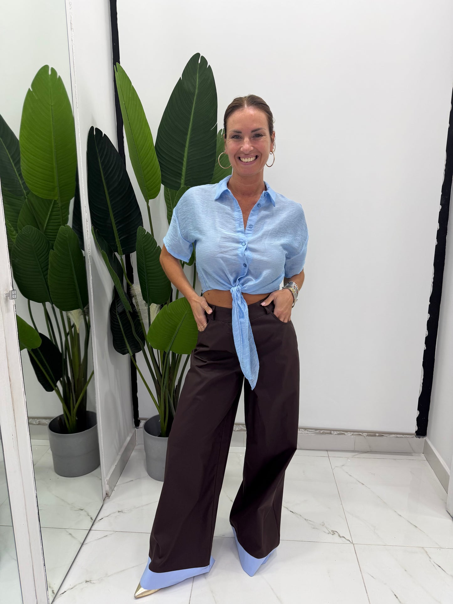 Pantalone Fascia Bicolore