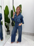 Tuta Jeans Manica Lunga