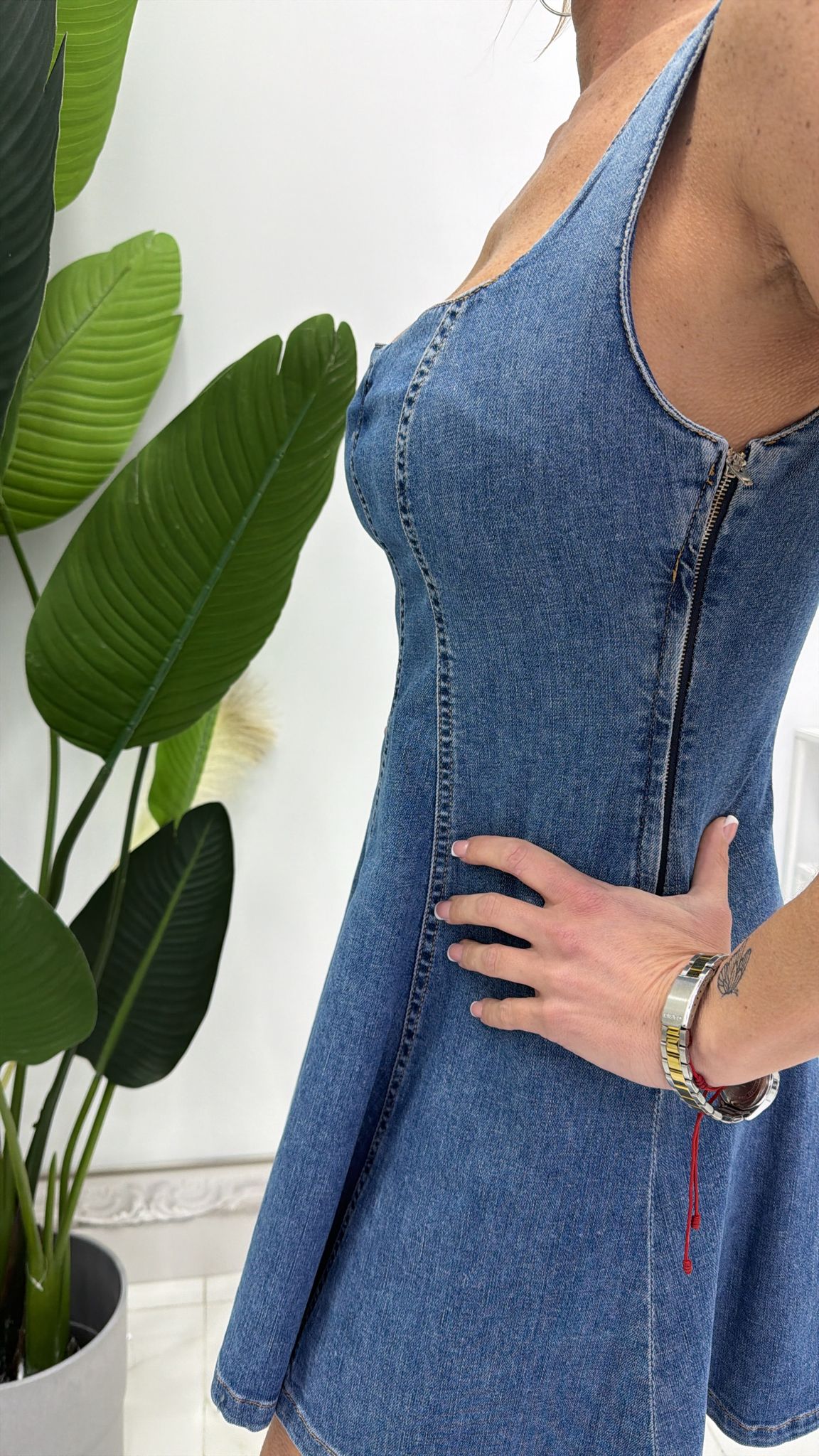 Vestitino Jeans Bretella
