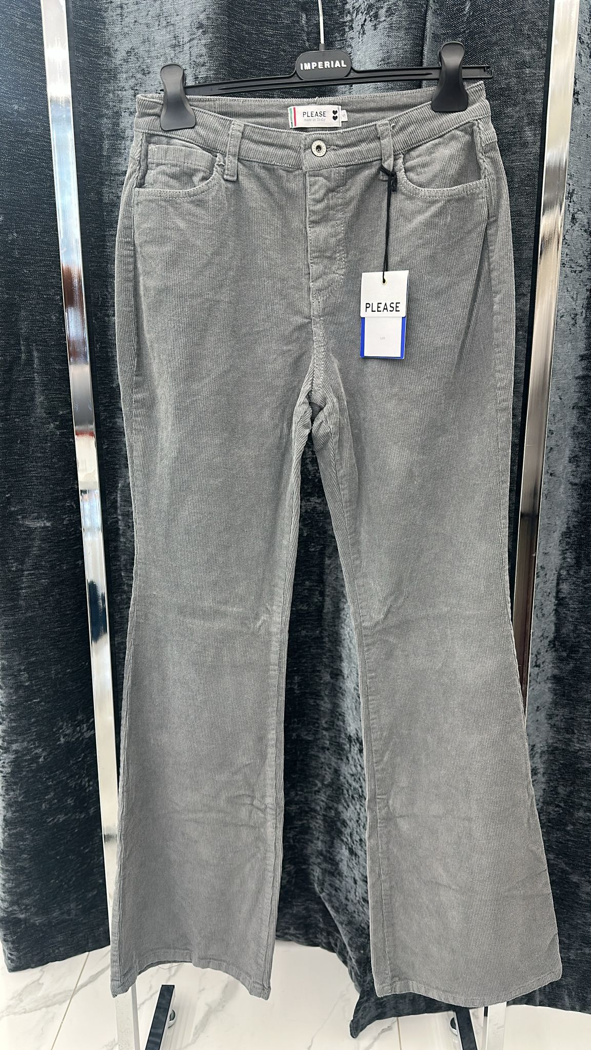 PANTALONI DI VELLUTO A COSTINE