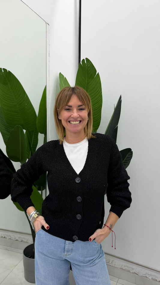 Cardigan traforato