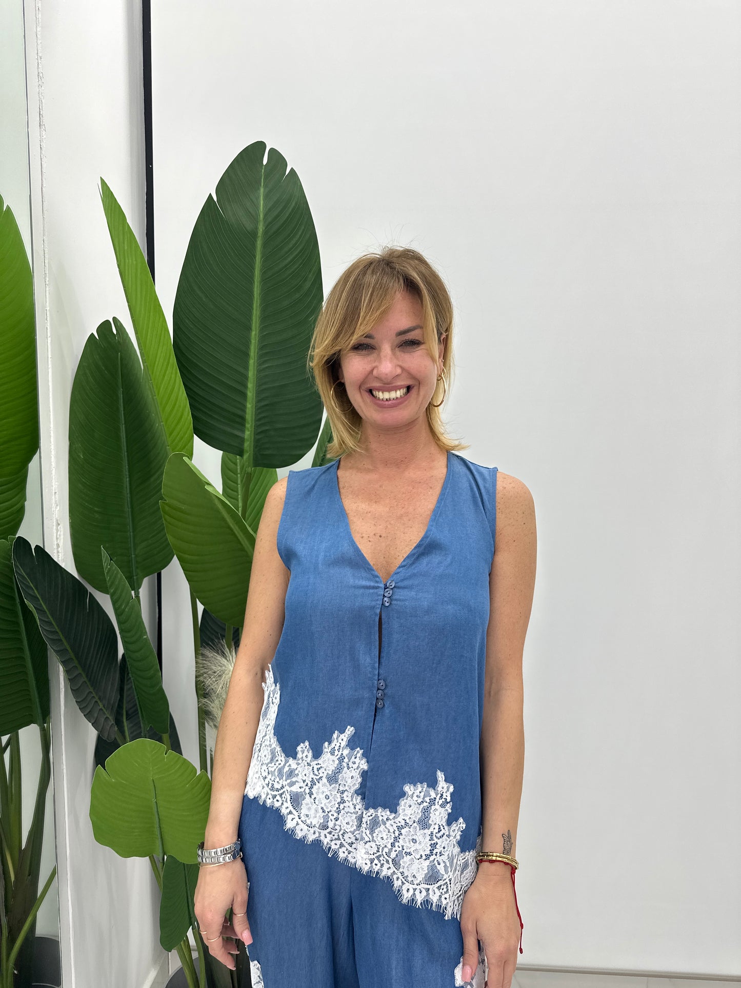 Camicia Gilet Pizzo
