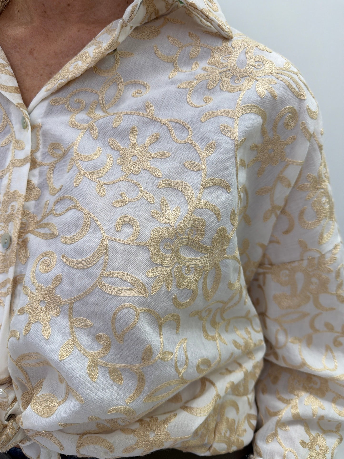 Camicia Ricamo