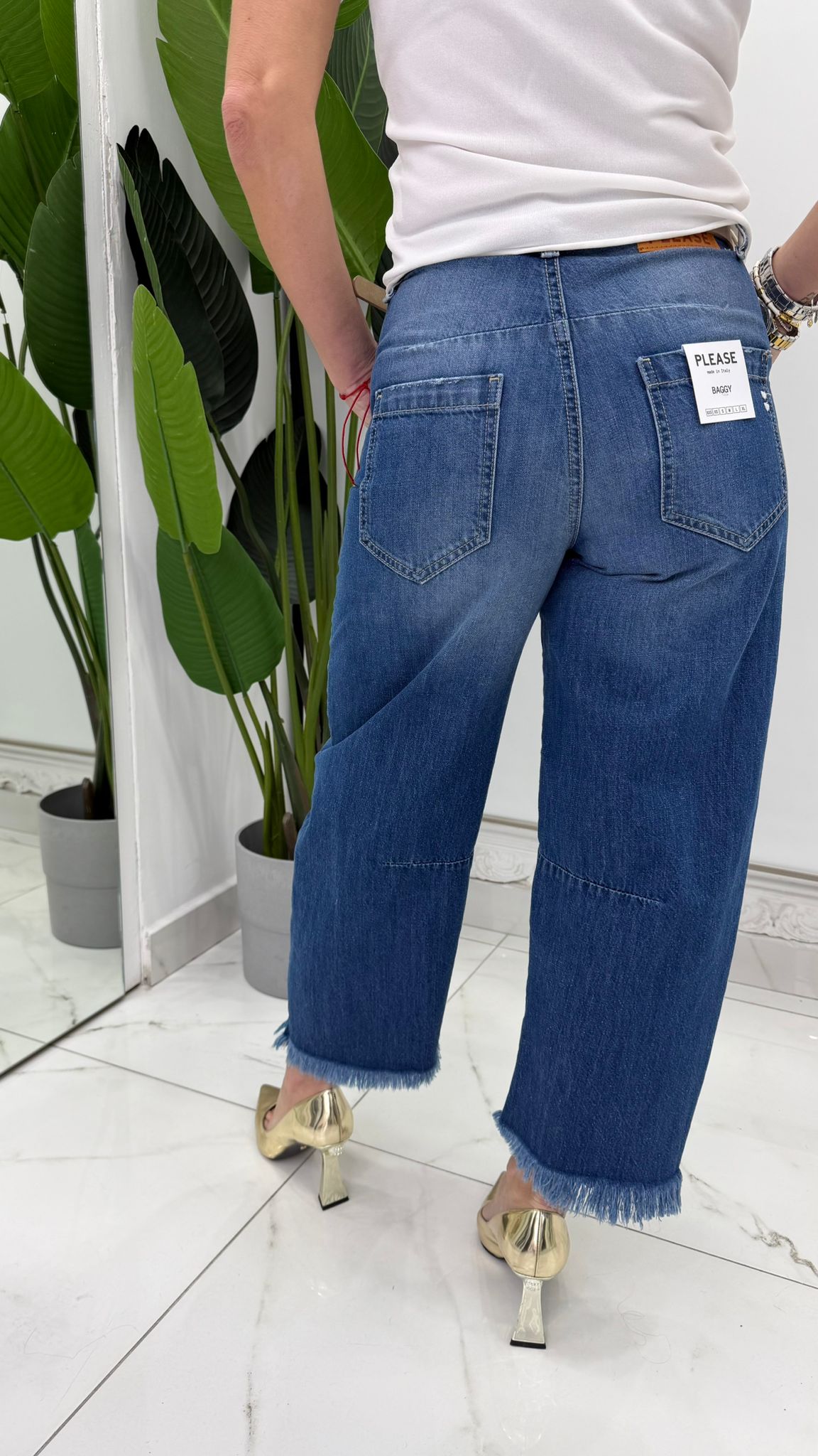 jeans  baggy  blu denim