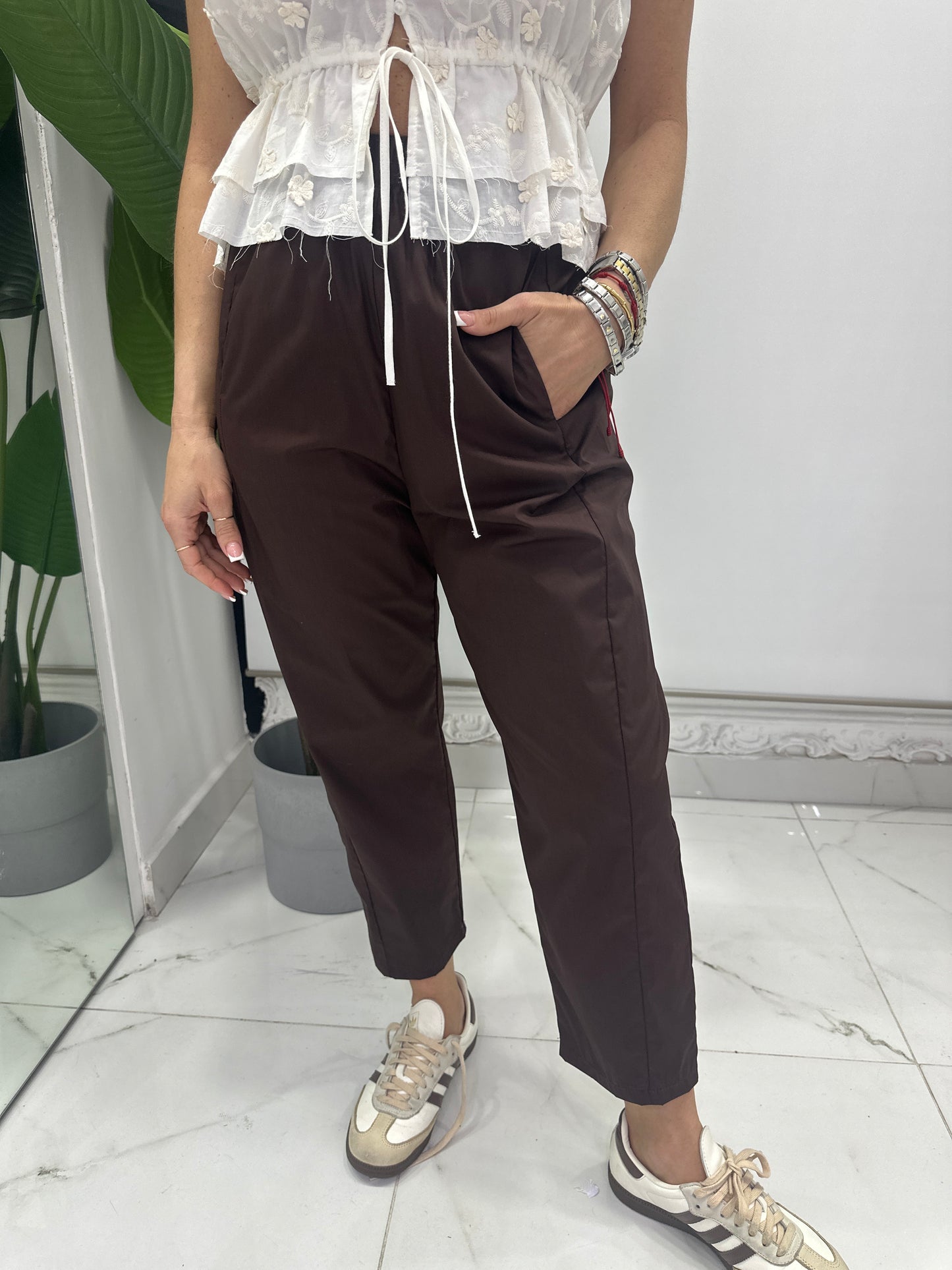 Pantalone Popeline