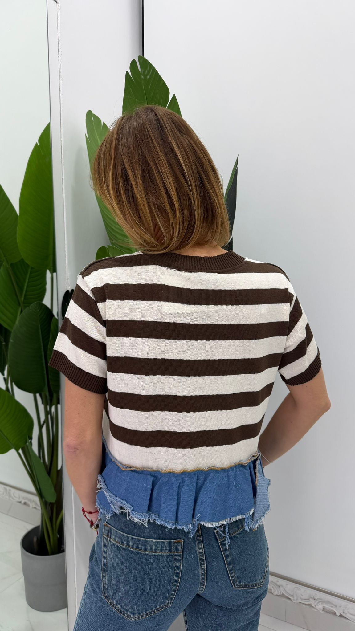 Maglia Righe con Jeans