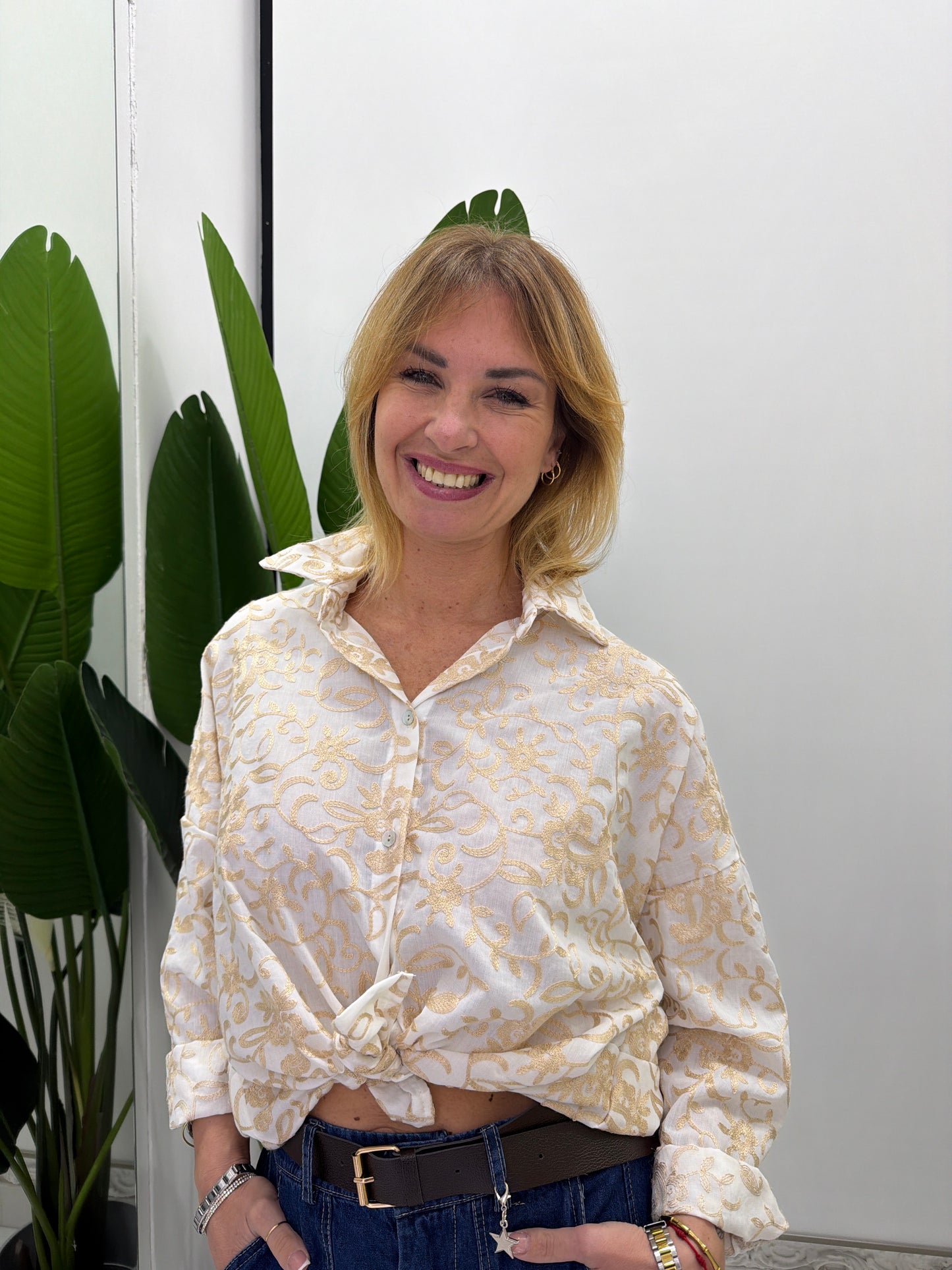 Camicia Ricamo