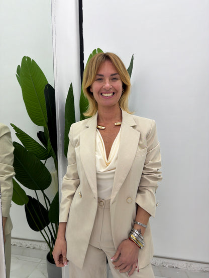 Blazer doppiopetto regular-fit con revers classici