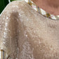 T-Shirt Rete Paillettes