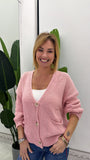 Cardigan con Tasche