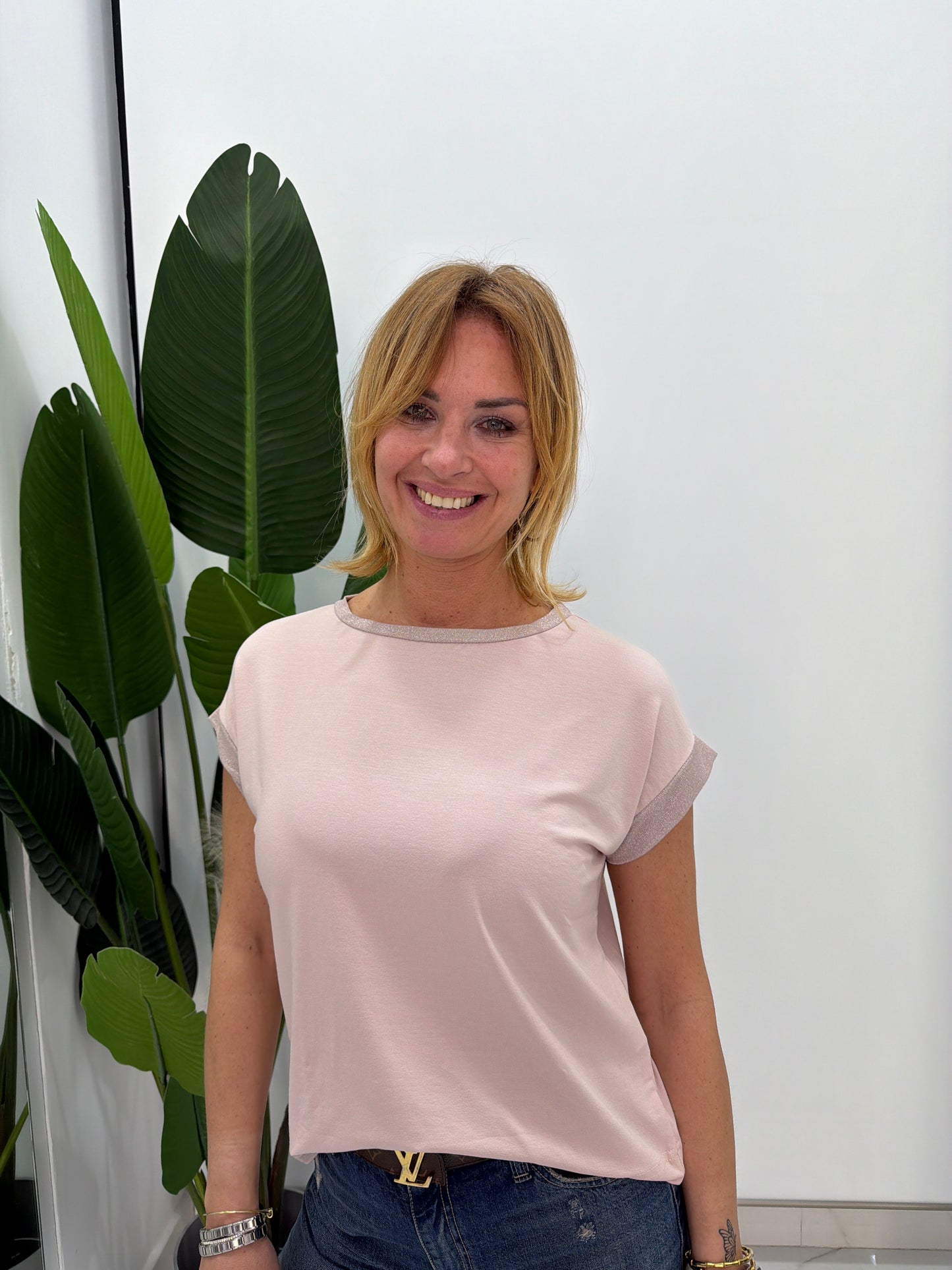 Maglia Lurex Girocollo