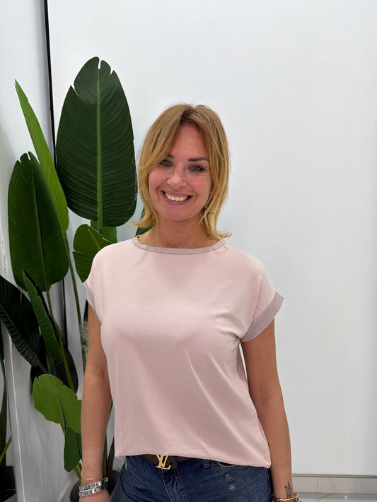 Maglia Lurex Girocollo