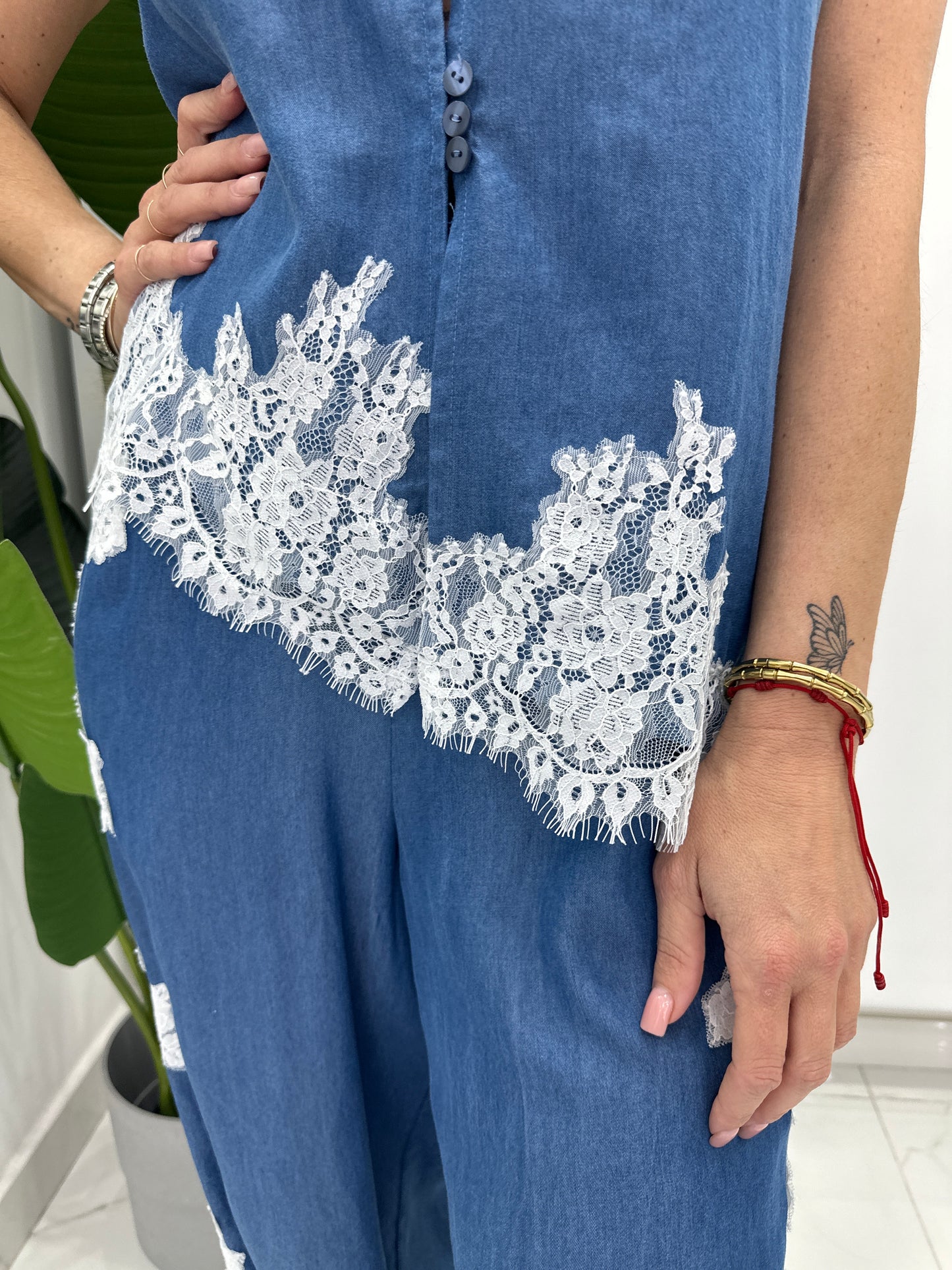 Camicia Gilet Pizzo