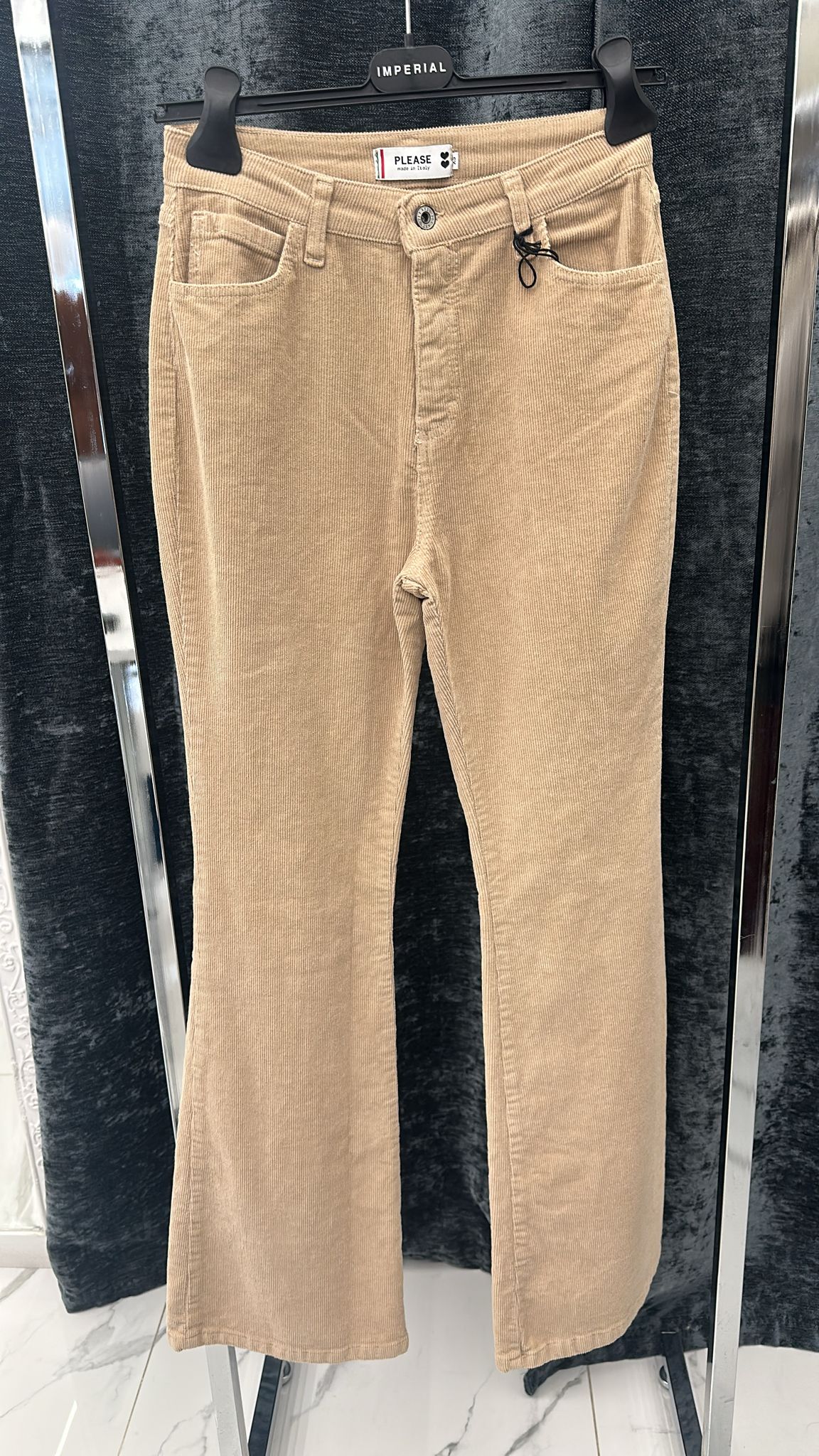 PANTALONI DI VELLUTO A COSTINE
