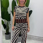 Pantalone Zebrato Lurex