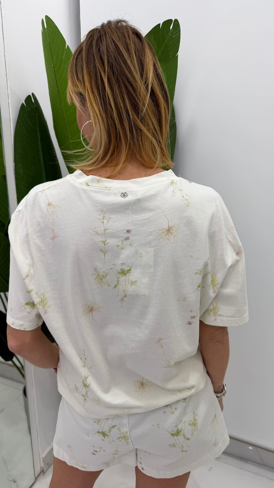 T-Shirt Panna Fiori