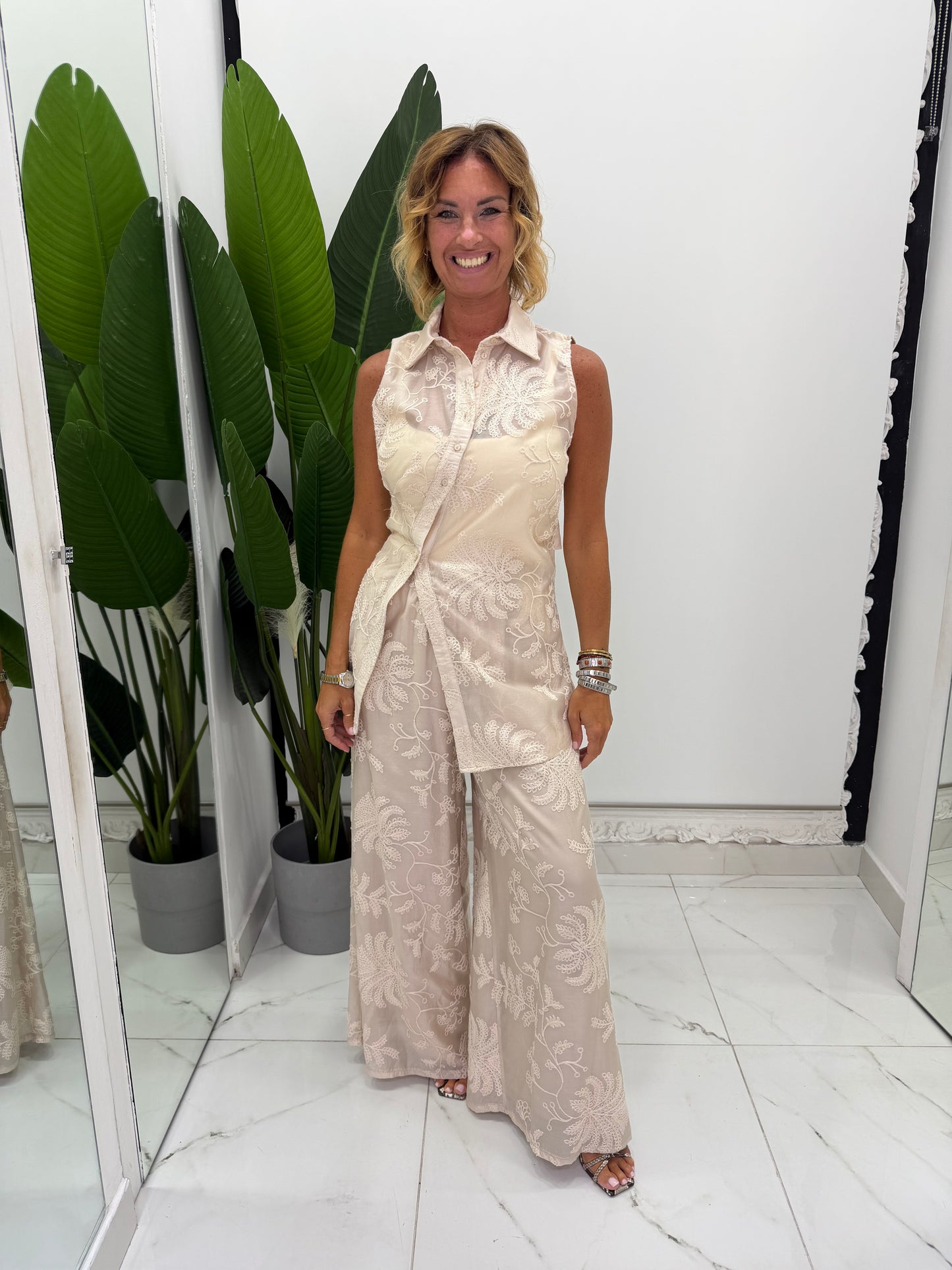 Pantalone Ricami