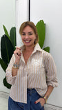Camicia Gessata Pizzo
