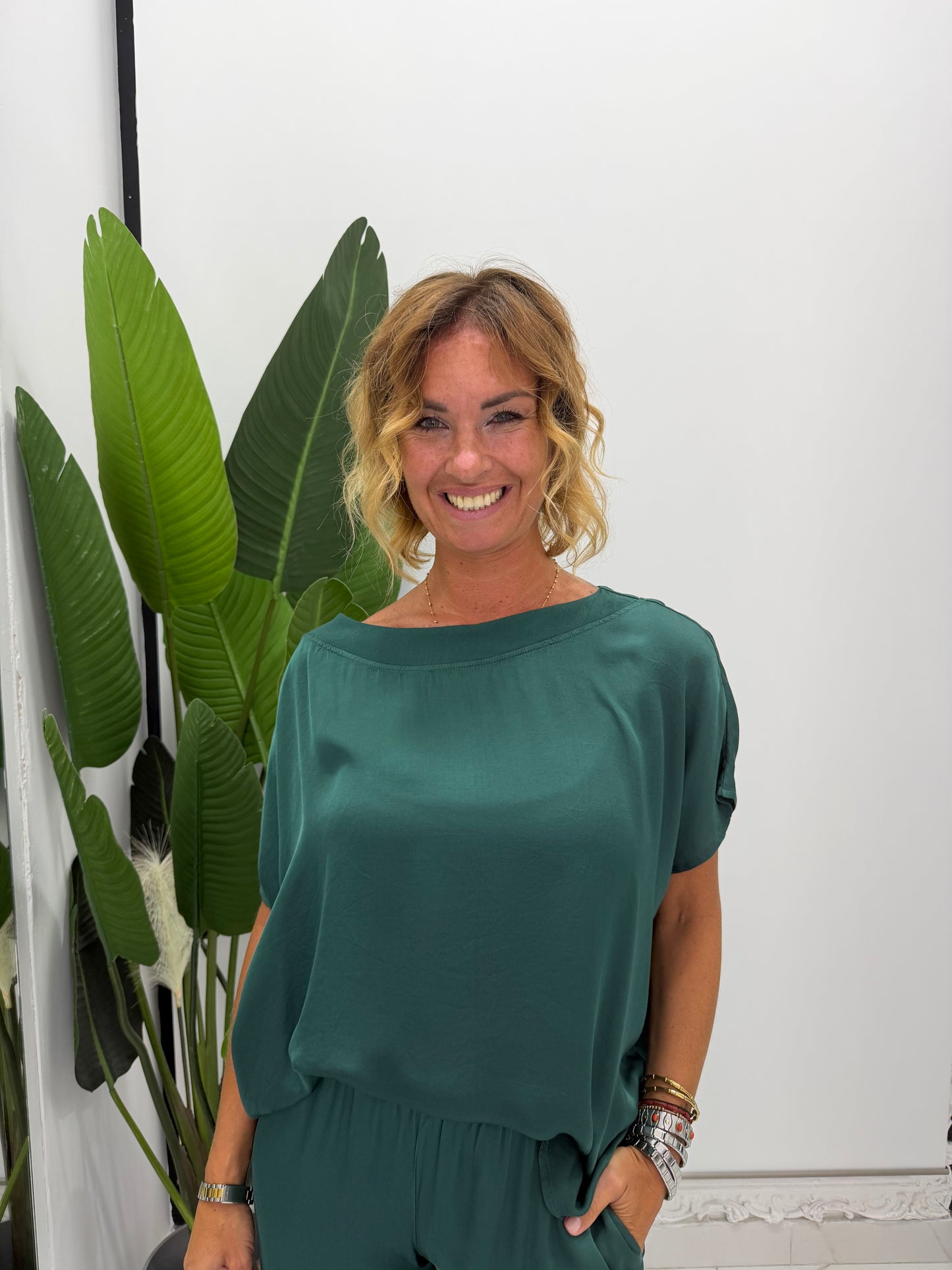 Blusa Raso Girocollo