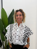 Camicia Righe Pois