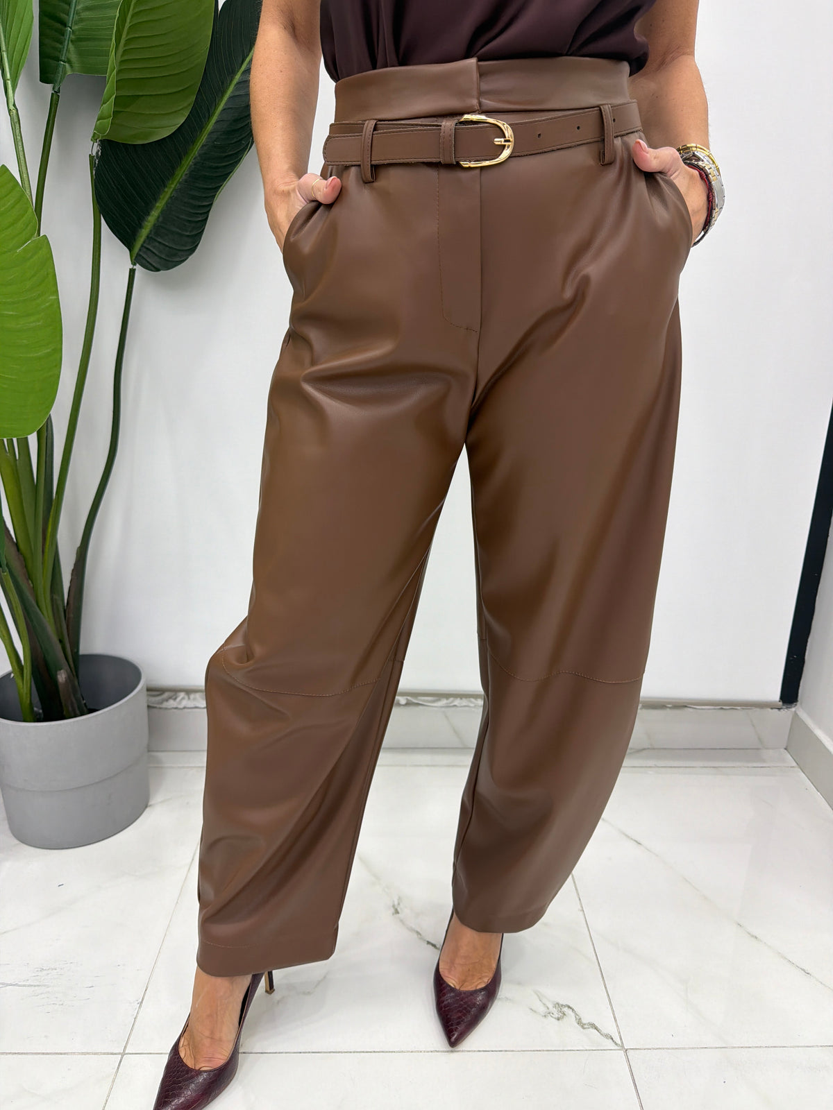 Pantalone Ecopelle