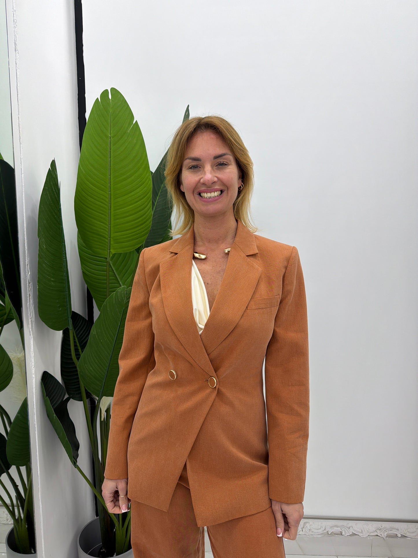 Blazer doppiopetto regular-fit con revers classici