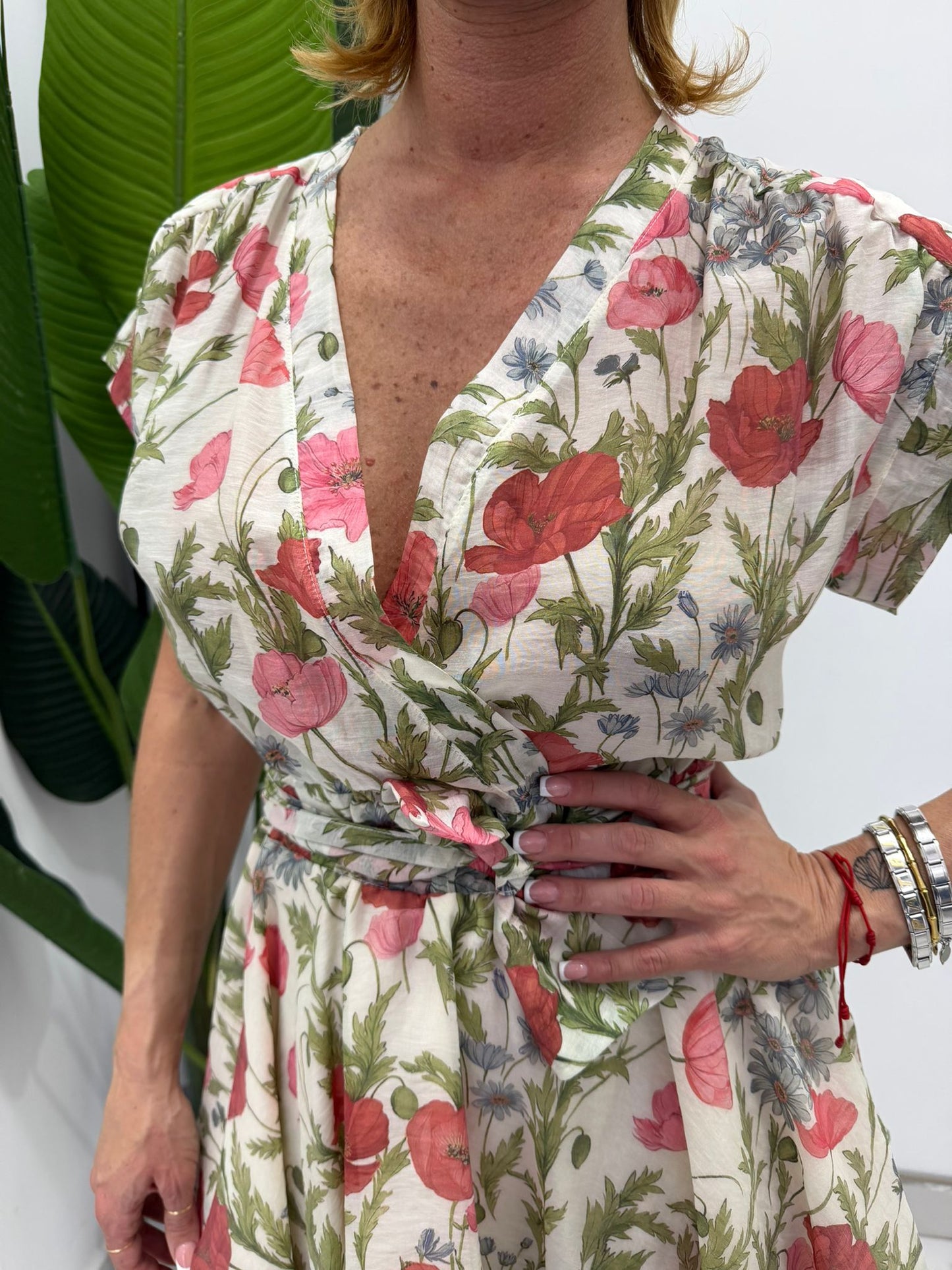 Abito Corto Fiori