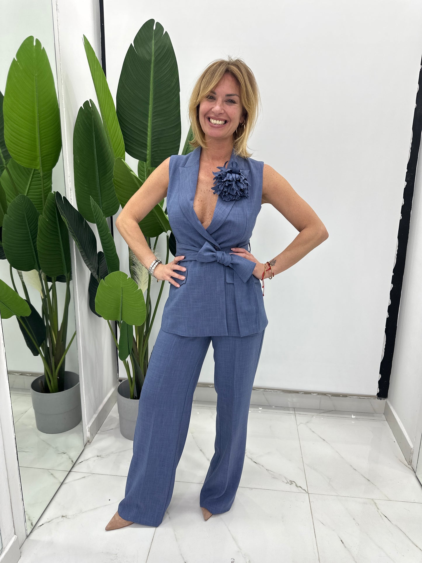 Pantalone Palazzo Elastico