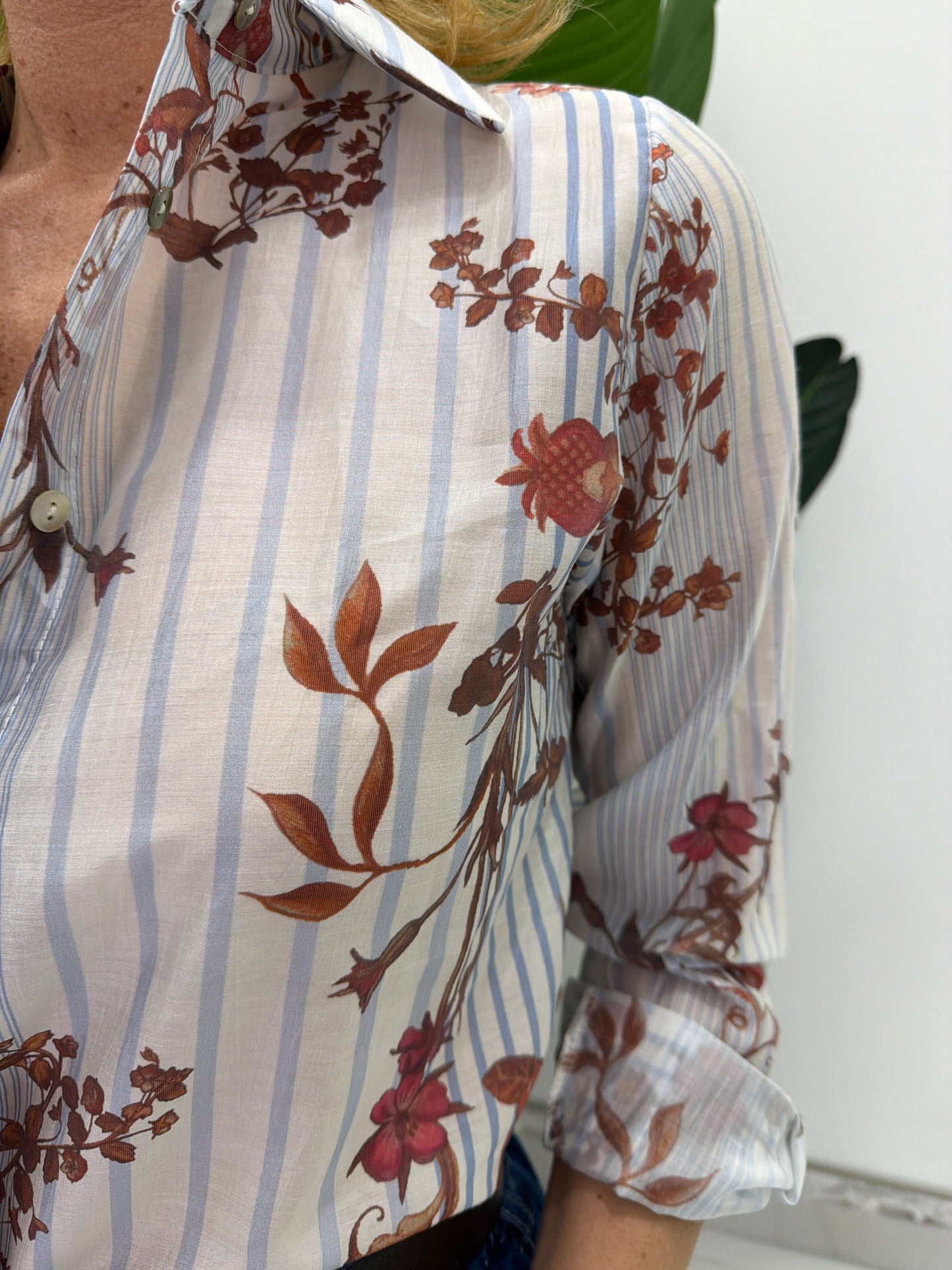 Camicia Righe Fantasia