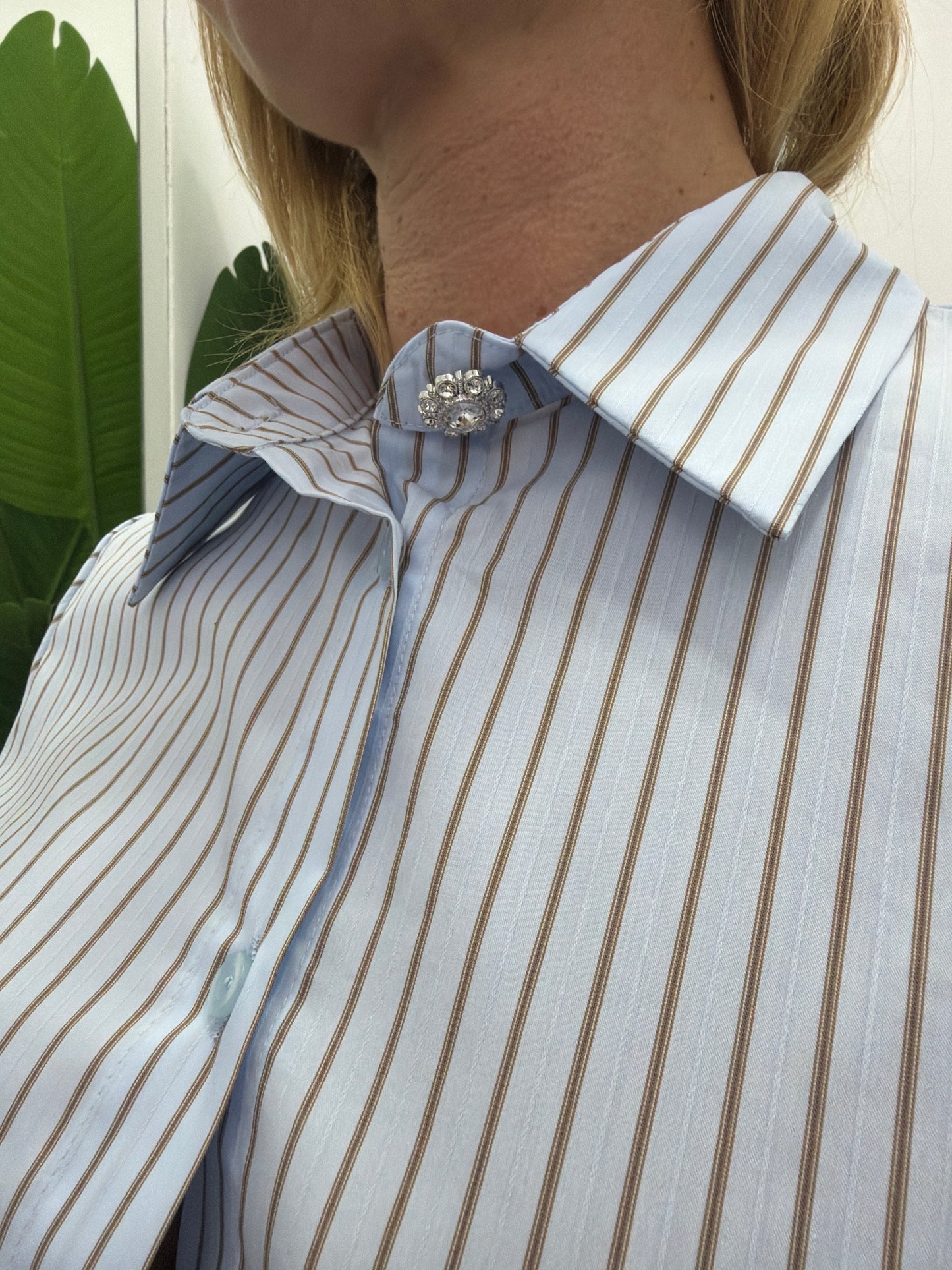 Camicia Righe Gioiello