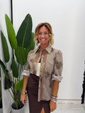 Camicia Righe Pizzo