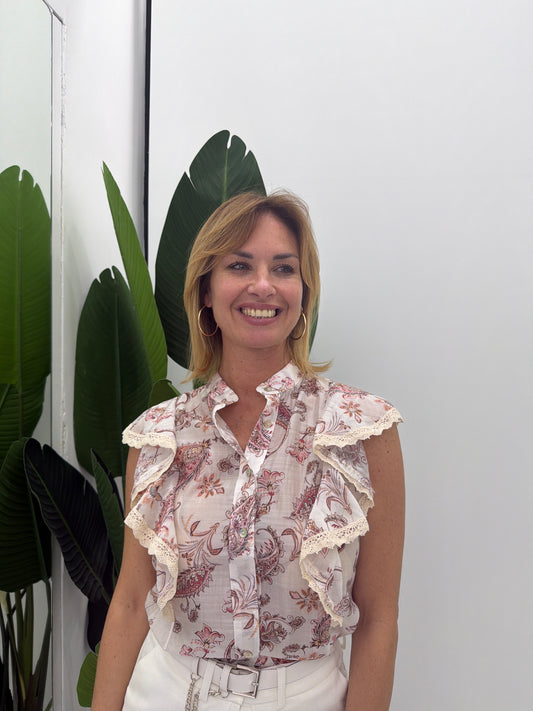 Camicia Fantasia Rosa